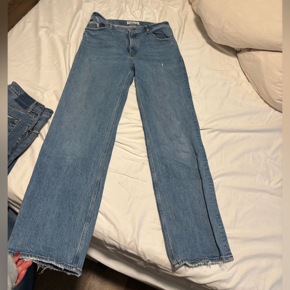 Abercrombie & Fitch Light Blue Straight Leg Jeans